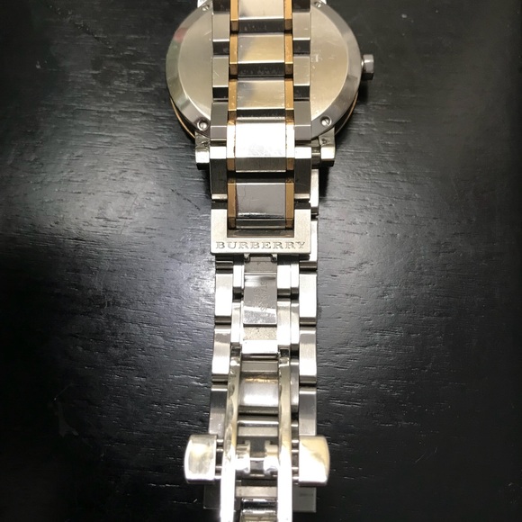 Rose Gold Two tone Burberry Watch - Picture 4 of 7